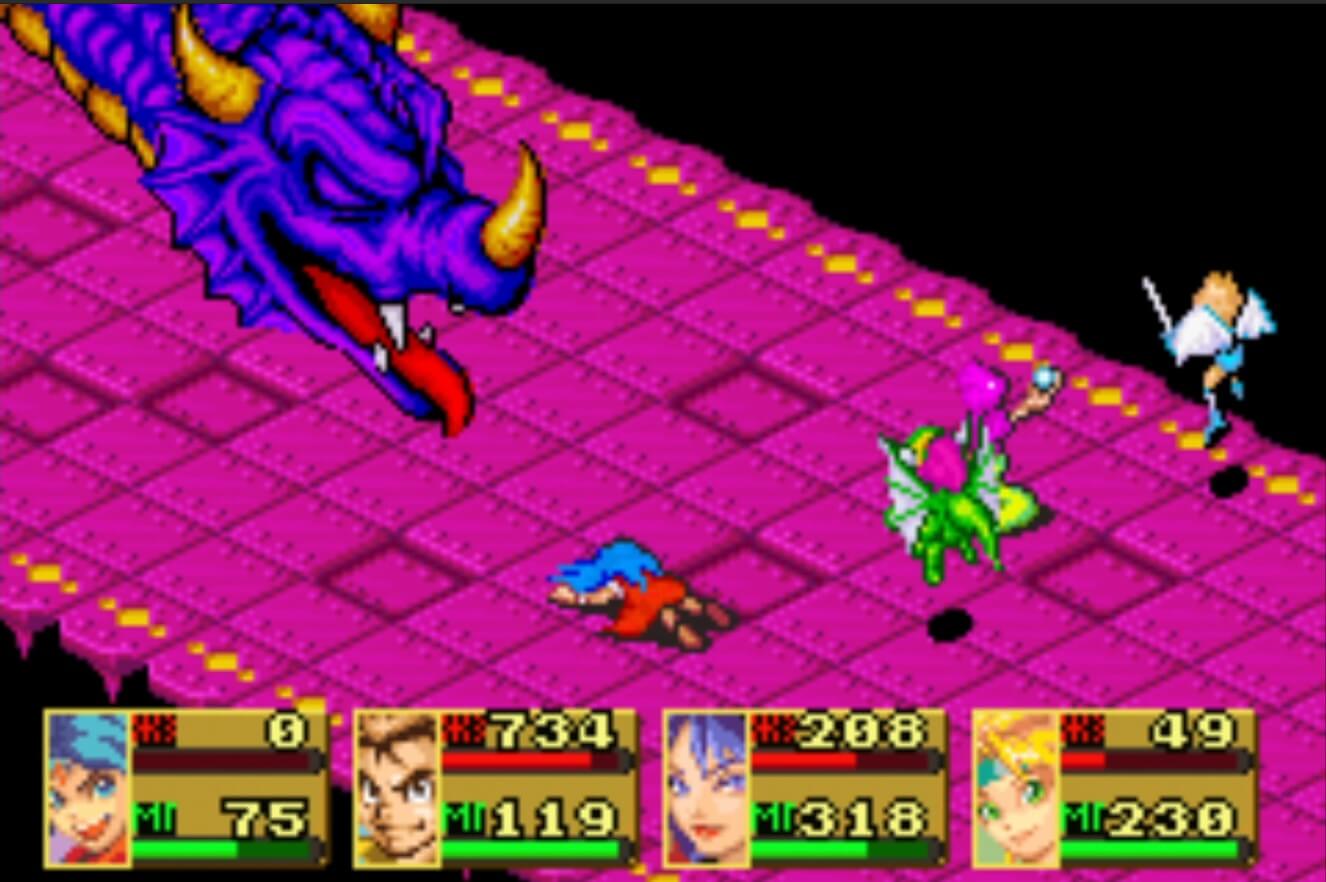 Breath of Fire - геймплей игры Game Boy Advance